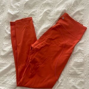 Lululemon Vibrant Orange Leggings